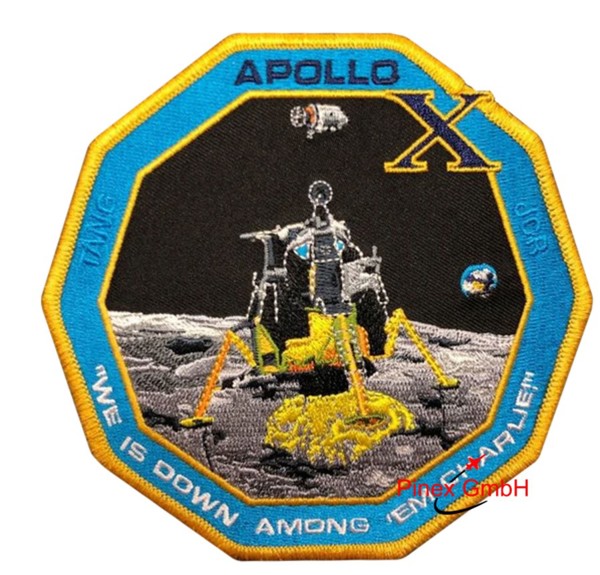 Bild von Apollo 10 Stoffaufnäher Abzeichen Gedenkabzeichen